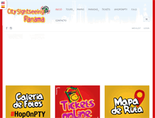 Tablet Screenshot of citytourspanama.com